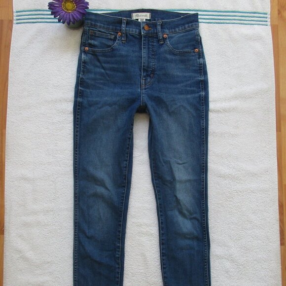 MADEWELL Jeans Size 27 10" High Rise Skinny Denim - Picture 4 of 13